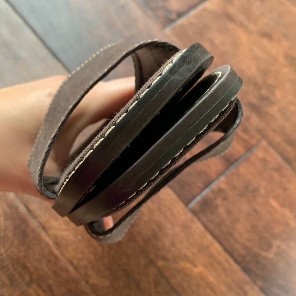 LOFT Brown Karin Canvas Slide Sandals Size 6.5 - Picture 13 of 15